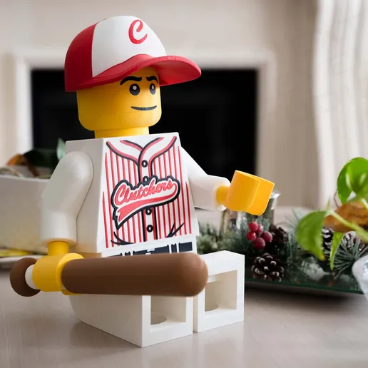 Baseball Player Giant Minifigure (16") – Step Up to the Plate!