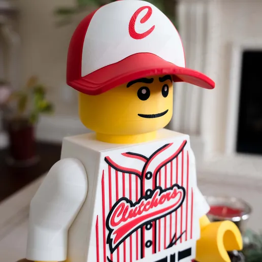 Baseball Player Giant Minifigure (16") – Step Up to the Plate!