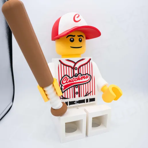 Baseball Player Giant Minifigure (16") – Step Up to the Plate!