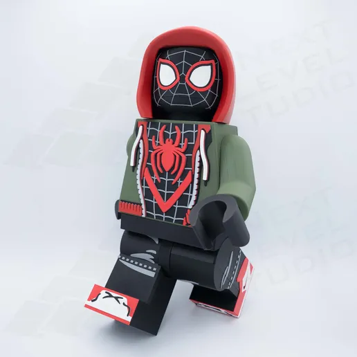 Miles Morales Spider-Man Modular Figure