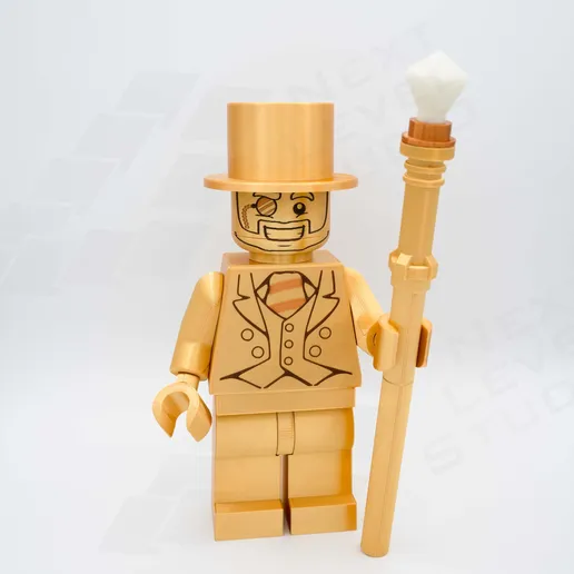 Mr. Gold – Giant Modular Minifigure (16")