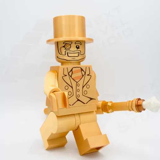 Mr. Gold – Giant Modular Minifigure (16")