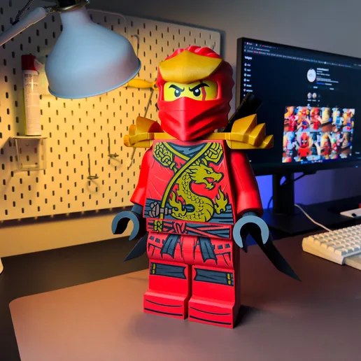 Ninja of Fire Modular Figure
