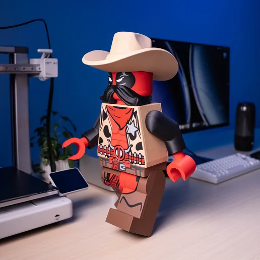Sheriff Deadpool Modular Figure