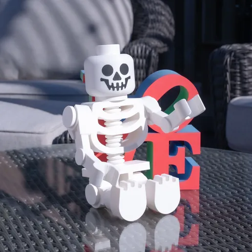 Skeleton Giant Minifigure (16") – Standalone Design!