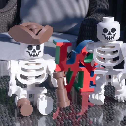Skeleton Pirate Giant Minifigure (16") – Standalone Swashbuckler!