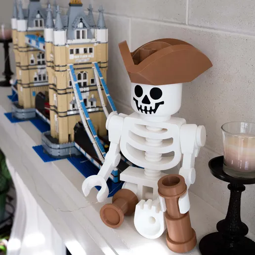 Skeleton Pirate Giant Minifigure (16") – Standalone Swashbuckler!