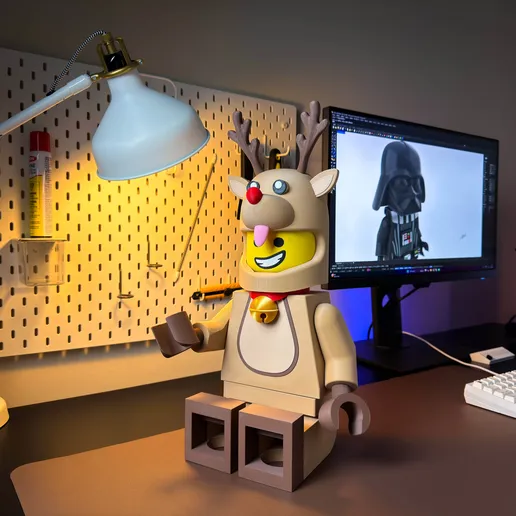 The Christmas Reindeer Modular Figure