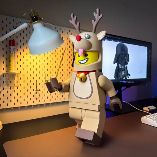 The Christmas Reindeer Modular Figure