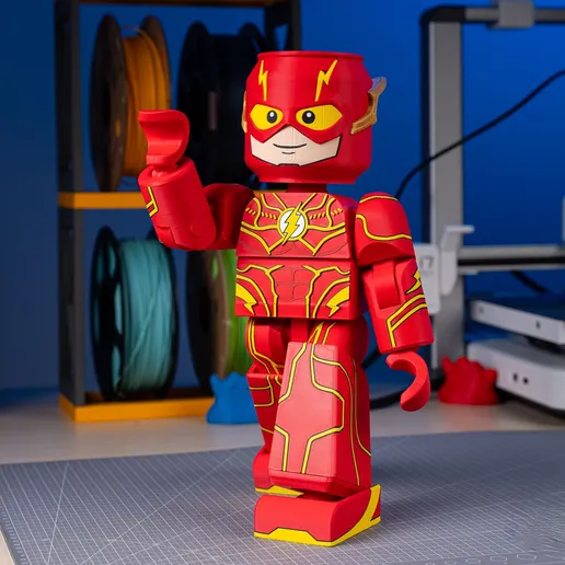 The Flash Movie Suit Modular Figure