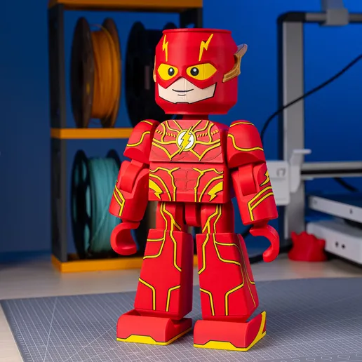 The Flash Movie Suit Modular Figure