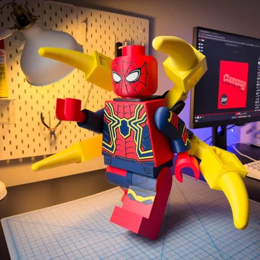 The Iron Spider Modular Figure! Infinity Gauntlet Ready
