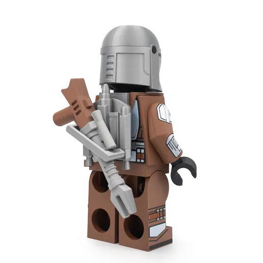 The Mandalorian & Grogu Modular Figure Set