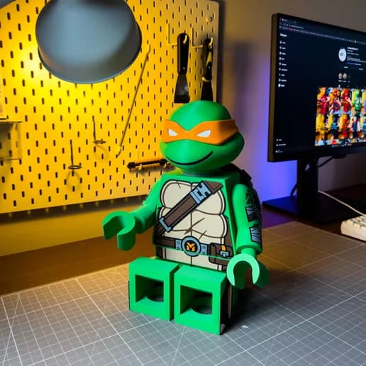 TMNT Michelangelo Modular Figure